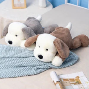 ตุ๊กตาลูกสุนัขน่ารัก ของเล่นตกแต่งบ้านโซฟา เซ็ตคู่ 2 ตัว