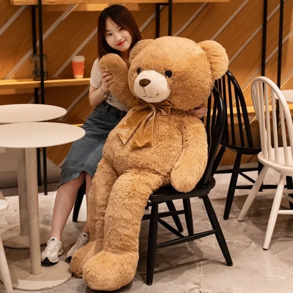 ตุ๊กตาหมีตัวใหญ่ ติดกล่องเพลงหรือเครื่องอัดเสียงได้ มีกลิ่นหอม Big Bear Sttuffted Toy